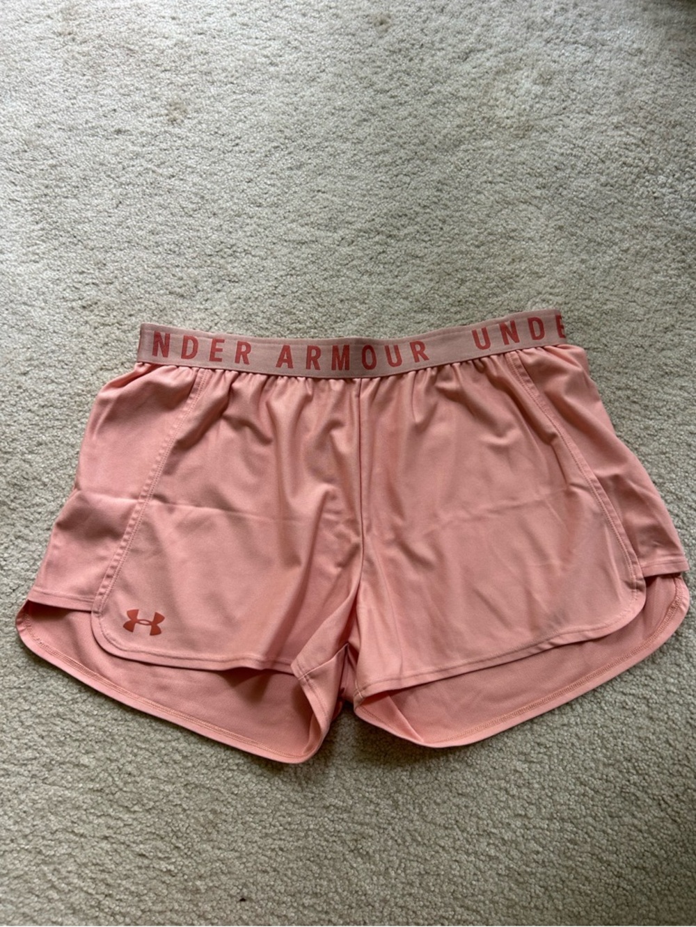 Under Armour Coral Women's Athletic Shorts